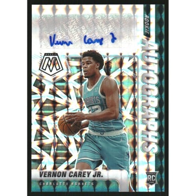 2020-21 Panini Mosaic Rookie Autographs Mosaic #29 Vernon Carey Jr.
