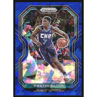 2020-21 Panini Prizm Prizms Blue Ice #39 Dwayne Bacon