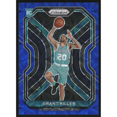 2020-21 Panini Prizm Prizms Choice Blue #295 Grant Riller