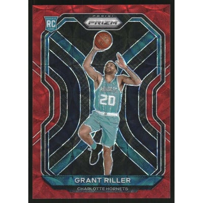2020-21 Panini Prizm Prizms Choice Red #295 Grant Riller