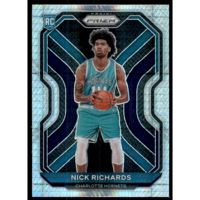 2020-21 Panini Prizm Prizms Hyper #253 Nick Richards