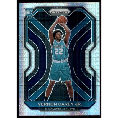 2020-21 Panini Prizm Prizms Hyper #269 Vernon Carey Jr.