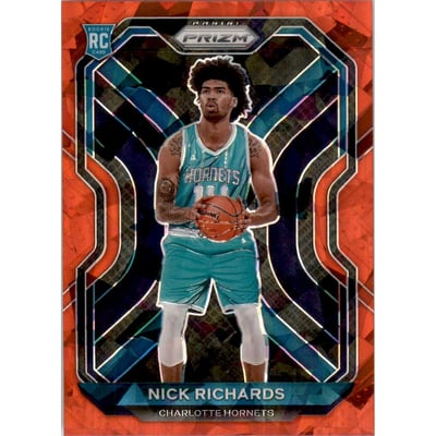 2020-21 Panini Prizm Prizms Red Ice #253 Nick Richards