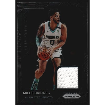 2020-21 Panini Prizm Sensational Swatches #1 Miles Bridges