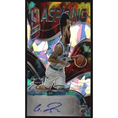 2020-21 Panini Spectra Aspiring Autographs Astral #30 Grant Riller/35
