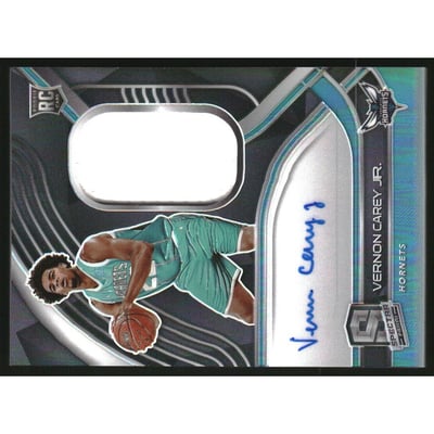 2020-21 Panini Spectra #208 Vernon Carey Jr. JSY AU/149 RC