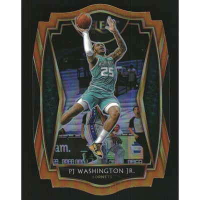 2020-21 Select Prizms Orange Die Cut #165 PJ Washington Jr.