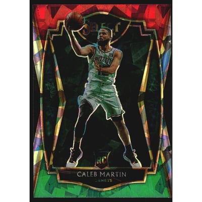2020-21 Select Prizms Red White Green Ice #173 Caleb Martin