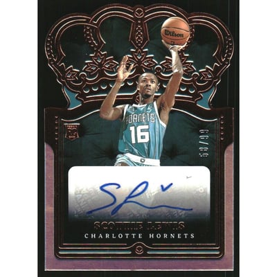 2021-22 Crown Royale Rookie Crown Autographs #6 Scottie Lewis/99