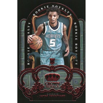 2021-22 Crown Royale Rookie Royalty Asia Red #9 James Bouknight
