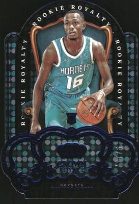 2021-22 Crown Royale Rookie Royalty Blue #32 Scottie Lewis