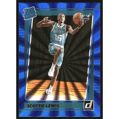 2021-22 Donruss Holo Blue Laser #246 Scottie Lewis RR