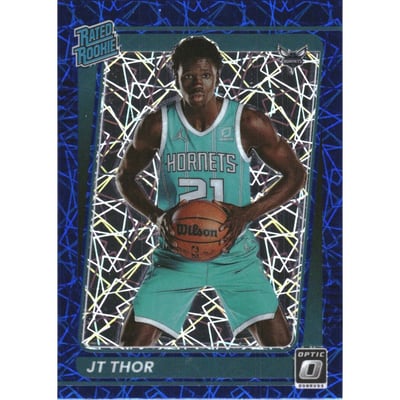 2021-22 Donruss Optic Blue Velocity #172 JT Thor