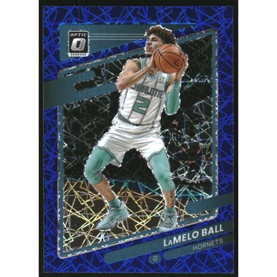 2021-22 Donruss Optic Blue Velocity #26 LaMelo Ball