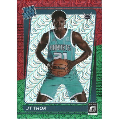 2021-22 Donruss Optic Choice Red and Green #172 JT Thor