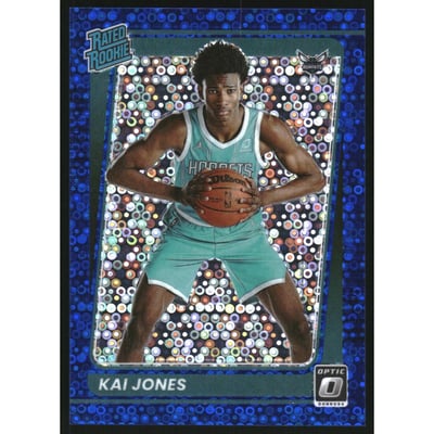 2021-22 Donruss Optic Fast Break Blue #182 Kai Jones