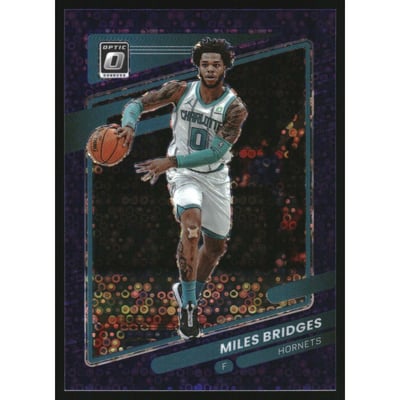 2021-22 Donruss Optic Fast Break Purple #107 Miles Bridges