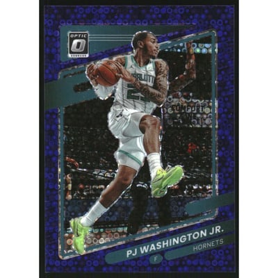 2021-22 Donruss Optic Fast Break Purple #110 PJ Washington Jr.