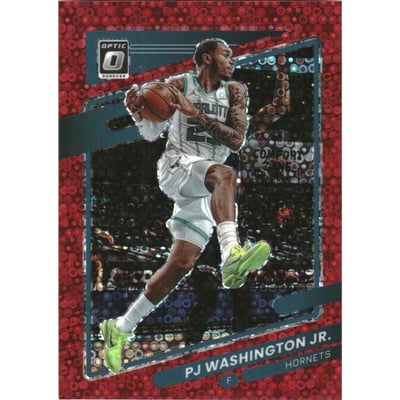 2021-22 Donruss Optic Fast Break Red #110 PJ Washington Jr.