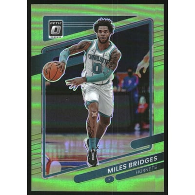 2021-22 Donruss Optic Lime Green #107 Miles Bridges
