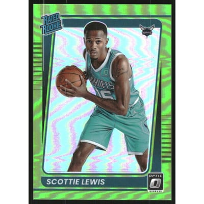 2021-22 Donruss Optic Lime Green #196 Scottie Lewis