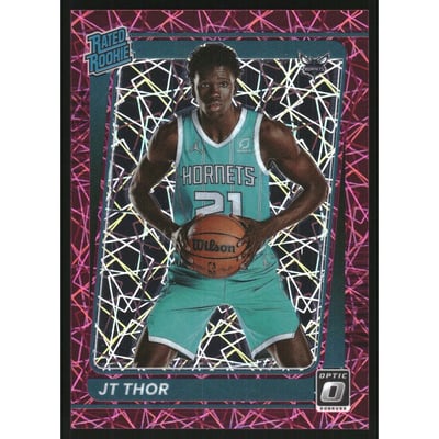 2021-22 Donruss Optic Pink Velocity #172 JT Thor