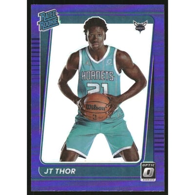 2021-22 Donruss Optic Purple #172 JT Thor