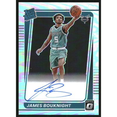 2021-22 Donruss Optic Rated Rookie Signatures Holo #151 James Bouknight