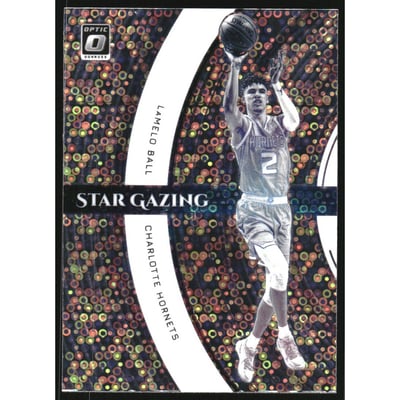 2021-22 Donruss Optic Star Gazing Holo Fast Break #9 LaMelo Ball