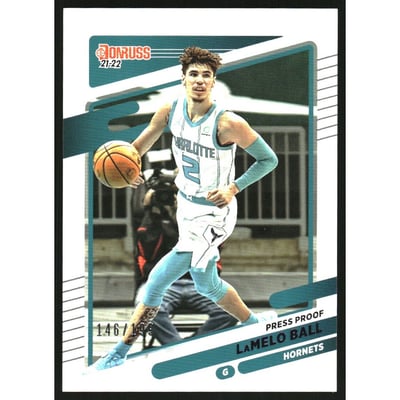 2021-22 Donruss Press Proof Purple #111 LaMelo Ball