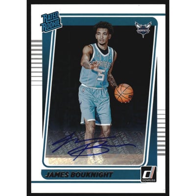 2021-22 Donruss Rated Rookies Signatures #201 James Bouknight