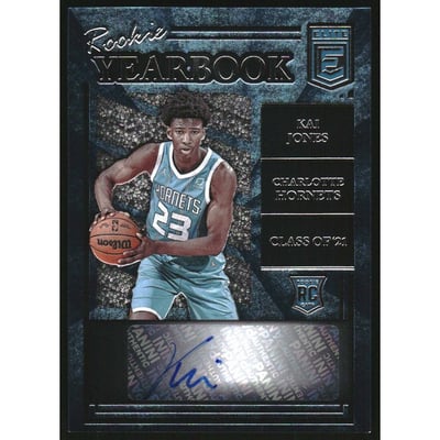 2021-22 Elite Rookie Yearbook Autographs #24 Kai Jones