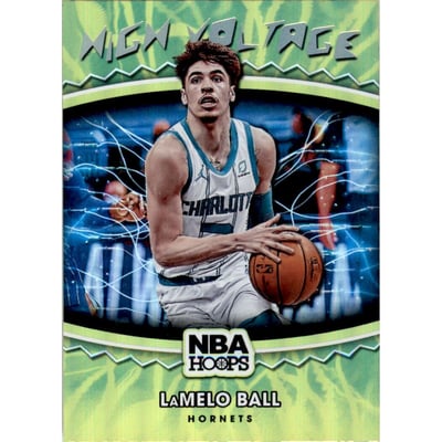 2021-22 Hoops High Voltage #21 LaMelo Ball
