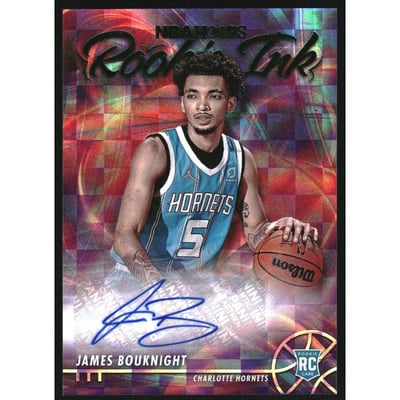 2021-22 Hoops Rookie Ink Green #3 James Bouknight