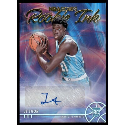 2021-22 Hoops Rookie Ink #49 JT Thor
