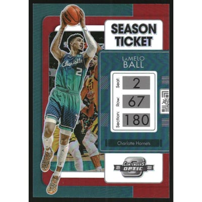 2021-22 Panini Contenders Optic Red #59 LaMelo Ball