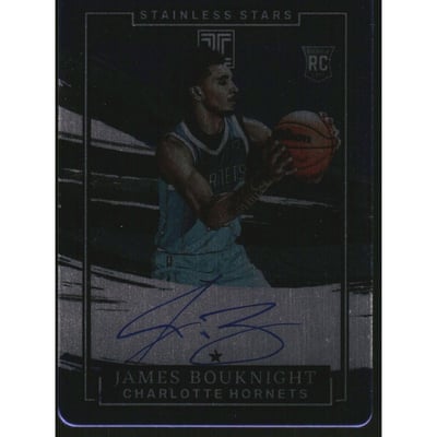 2021-22 Panini Impeccable Stainless Stars Autographs Blue #11 James Bouknight/75