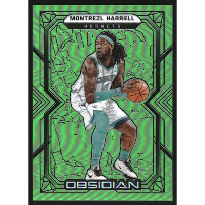 2021-22 Panini Obsidian Electric Etch Green Flood #114 Montrezl Harrell