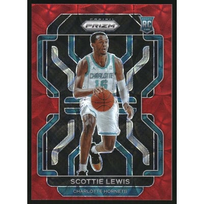 2021-22 Panini Prizm Prizms Choice Red #287 Scottie Lewis
