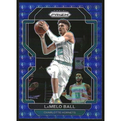2021-22 Panini Prizm Prizms NBA 75th Anniversary #185 LaMelo Ball
