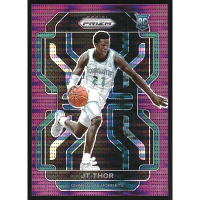 2021-22 Panini Prizm Prizms Purple Pulsar #272 JT Thor