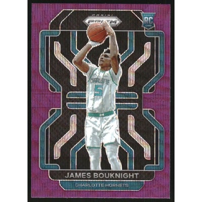 2021-22 Panini Prizm Prizms Purple Wave #311 James Bouknight