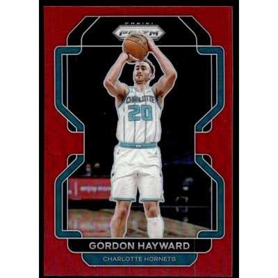 2021-22 Panini Prizm Prizms Red #106 Gordon Hayward