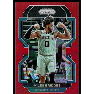 2021-22 Panini Prizm Prizms Red #132 Miles Bridges