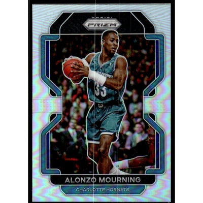 2021-22 Panini Prizm Prizms Silver #270 Alonzo Mourning