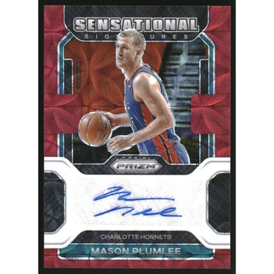 2021-22 Panini Prizm Sensational Signatures Prizms Choice #23 Mason Plumlee