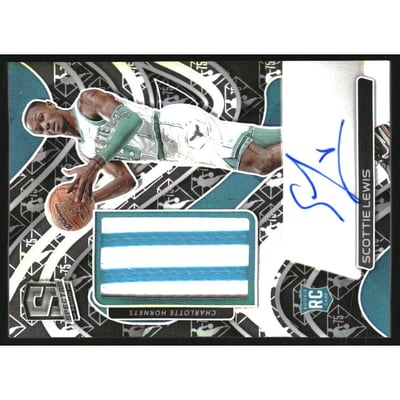 2021-22 Panini Spectra 75th Anniversary #198 Scottie Lewis JSY AU
