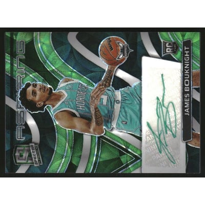 2021-22 Panini Spectra Aspiring Autographs Green #8 James Bouknight