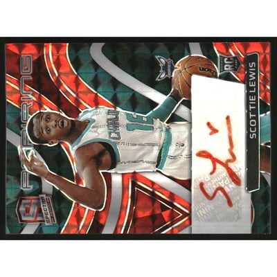 2021-22 Panini Spectra Aspiring Autographs Orange #47 Scottie Lewis
