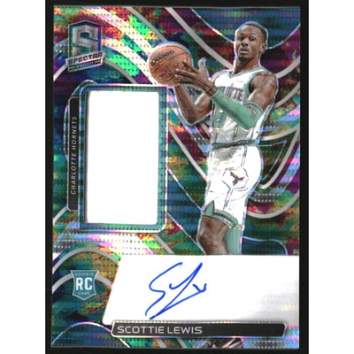 2021-22 Panini Spectra Celestial #198 Scottie Lewis JSY AU